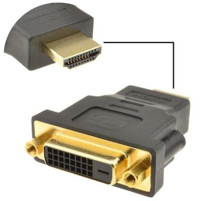 HDMI Erkek to Dvi (24+1) Dişi Çevirici Dönüştürücü resmi