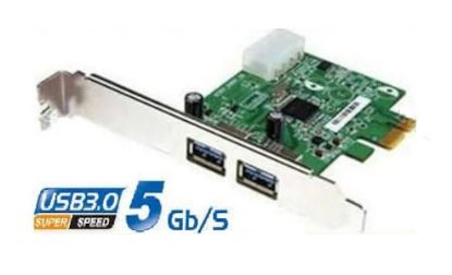 PCI EXPRESS PCI-E USB 3.0 KART PCIE 2 PORT ÇOKLAYI resmi