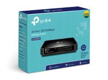TP-LINK TL-SF1024M 24 PORT 10/100 Mbps Desktop Swi resmi