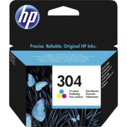 HP N9K05AE (304) ÜÇ RENKLİ MÜREKKEP KARTUŞU resmi