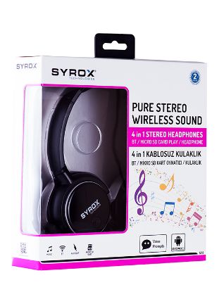 SYROX S16 Bluetooth Stereo Kulaklık (Bıg) resmi