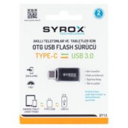 SYROX SYX-DT13 Usb-3.0 den Type-C Dönüştürücü OTG resmi