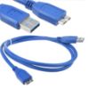 OEM Micro USB 3.0 HDD Y HARDDİSK KABLOSU 0,50M resmi