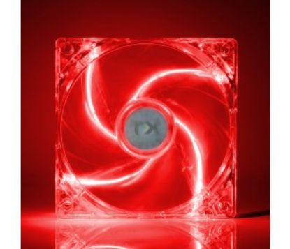TX 12cm Kırmızı LED'li Sessiz Kasa Fanı resmi