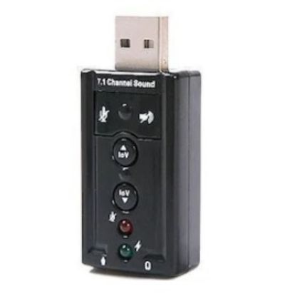 OEM 7+1 Kanal USB Ses Kartı Mikrofon Adaptö resmi
