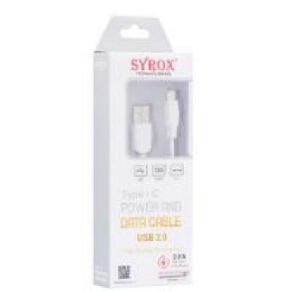 SYROX SYX-C71 2A TYPE-C USB Kablo 1.2 m resmi