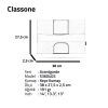 CLASSONE Avantgarde 13-14 "Laptop Kılıfı-Gri-Siyah resmi