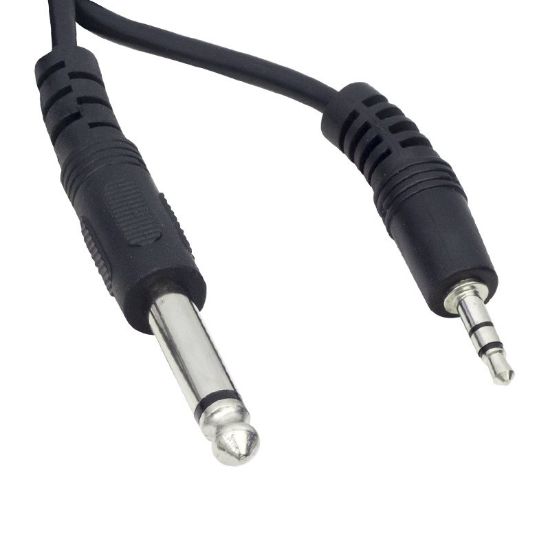 PM 3.5 MM STEREO ERKEK/6.3 MM MONO ERKEK 3 M KABLO resmi