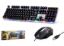 HADRON H837Q KLAVYE & MOUSE SET KABLOLU Q OYUN LED resmi