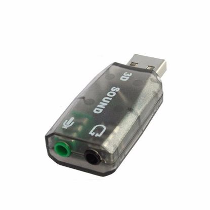 OEM 5+1 Harici Laptop Usb Ses Kartı 3.5mm resmi