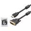 HADRON HDX7752 DVI (M) TO HDMI (M) KABLO 24+1 PVC  resmi