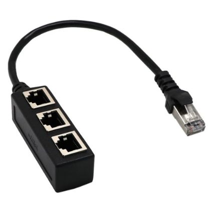 PM ETHERNET RJ45 3'LÜ DAĞITICI SPLITTER resmi