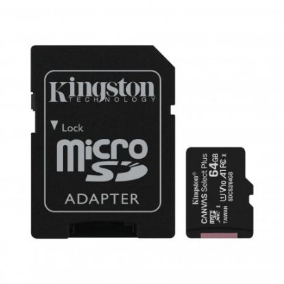 KINGSTON 64GB MICRO SD CANVAS PLUS SDCS2/64GB resmi