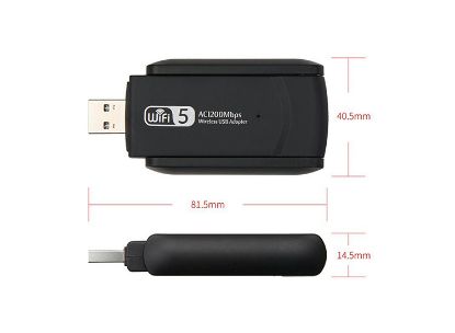 Gomax Dual Band Usb 3.0 Adaptör Kablosuz Wifi Alıc resmi