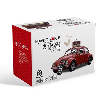 MAGICVOICE MV-115BT USB/SD/FM/BLUETOOTH DEST RADYO resmi