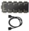 Alfais RGB Led Fan Şerit Hub Splitter 10 Port 12V  resmi