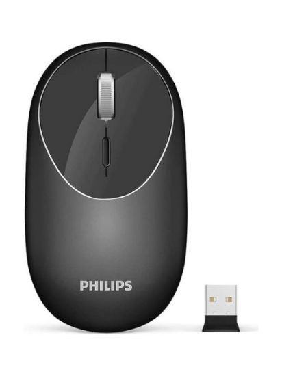 Philips SPK7364 Siyah Kablosuz Şrjlı Optik Mouse resmi