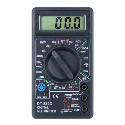 PM DT-830D DIGITAL AVOMETRE-AKIM VOLTAJ DIRENÇ OLÇ resmi