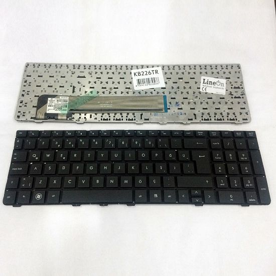 HP 4530S Uyumlu klavye SİYAH resmi