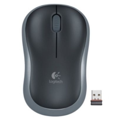 LOGITECH M185 Kablosuz Optic Siyah/Gri Mouse resmi