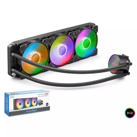 Nodar Nd2505 Sıvı Soğutma Fan 360 Argb 36Cm Siyah resmi