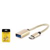 Hadron Hdx1001 Type-C To Usb F Kablo Gold resmi