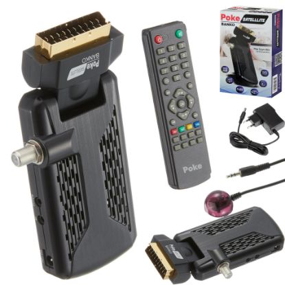 Poke Banko Mini Scart Sd Uydu Alıcı HQ TKGS resmi