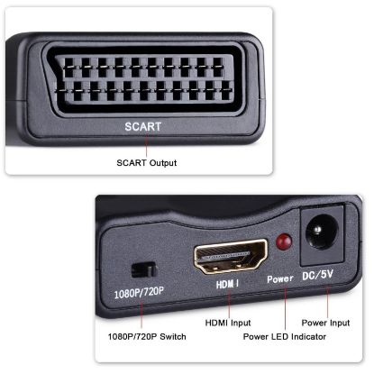 Alfais Hdmi To Scart Av Video Tv Çevirici Dönüştür resmi