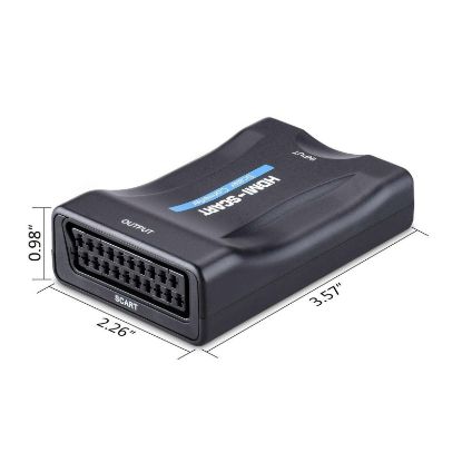 Alfais Hdmi To Scart Av Video Tv Çevirici Dönüştür resmi