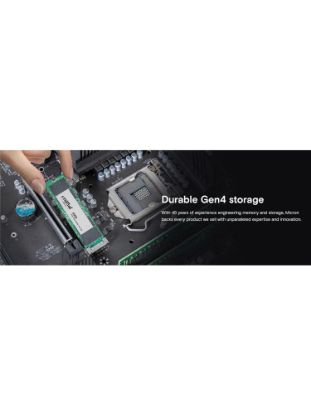 Crucial 480GB E100 Gen4 2280 Nvme SSD(4700-2500 Mb resmi