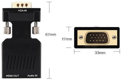 OEM Vga To Hdmi Çevirici Dönüştürücü resmi