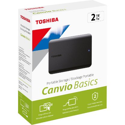 Toshiba 2TB Canvio Basic 2.5" Gen1 USB 3.2 Harici  resmi