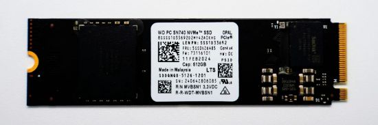 WD SN740 512GB 3000/2400 MB/s M.2 NVMe SSD(Kutusuz resmi
