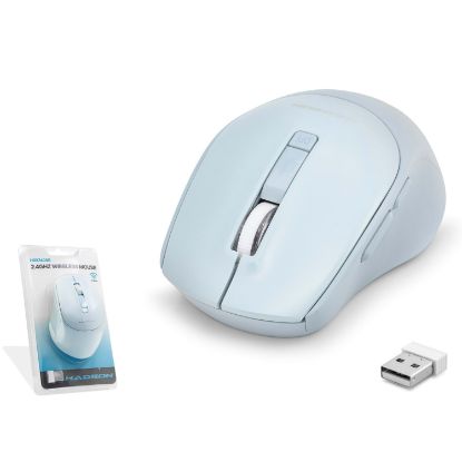 Hadron HDX3408G Wireless Mouse 600/1600Dpi Beyaz resmi