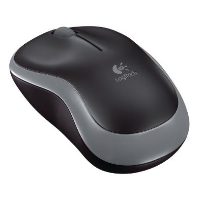LOGITECH M185 Kablosuz Optic Siyah/Gri Mouse resmi