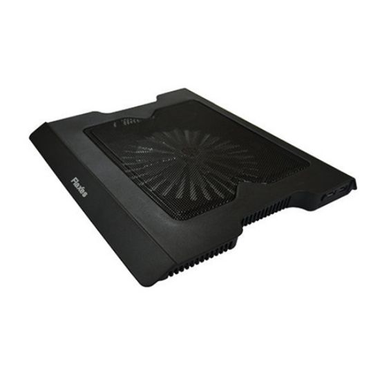 FLAXES FN-3513 LEDLİ FANLI NOTEBOOK SOĞUTUCU SİYAH resmi