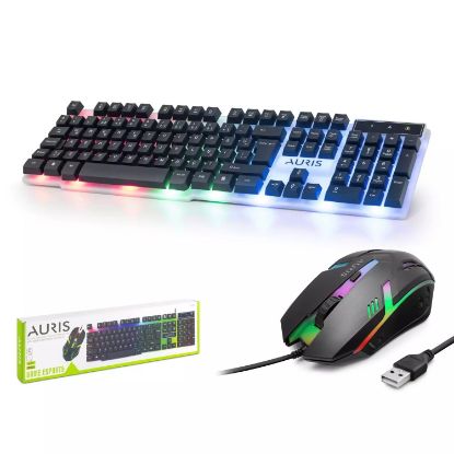 AURIS KGC10 Gaming Klavye ve Mouse Seti LED-Siyah resmi