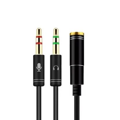 OEM 2*3.5Mm To 3.5Mm F Kablo 2Line 2 Metre resmi