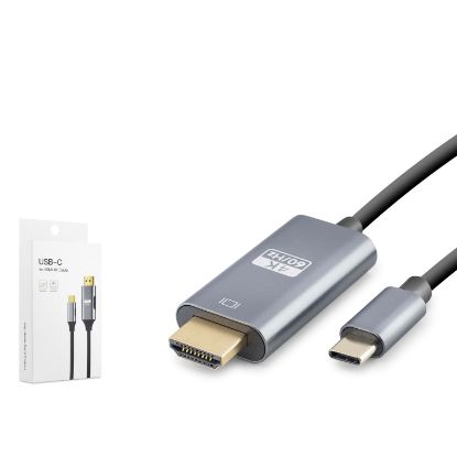 HADRON Type-C to HDMI Görüntü Kablosu 4K 60 Hz 1.8 resmi