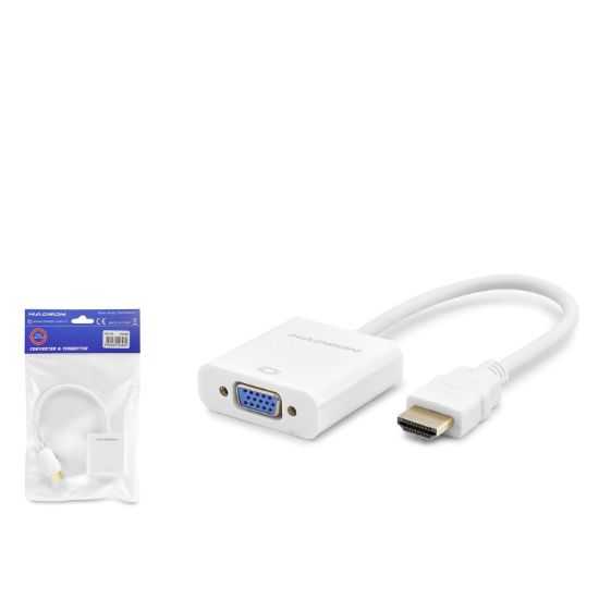 HADRON HDMI to VGA Dişi Görüntü Dönüştürücü 1080p  resmi