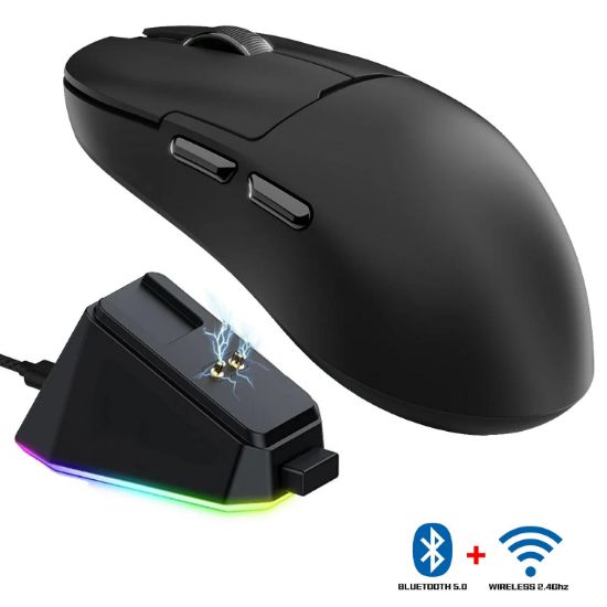 Jedel Kablosuz + Bluetooth Mouse Şarjlı Manyetik resmi