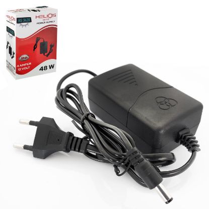 OEM Adaptör 12v-4a Masa Tip 5.5x2.5 Plastik Kasa resmi