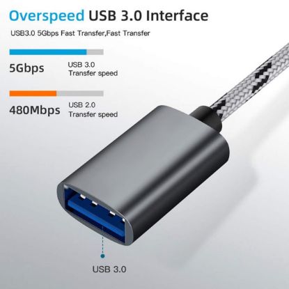 Alfais Usb 3.0 Otg To Type C Micro Usb Çevirici Ad resmi
