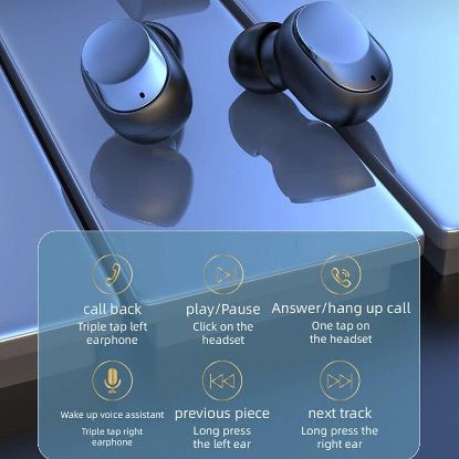 TORİMA Tws Bluetooth 5.1 Mikrofonlu Kulaklık SİYAH resmi