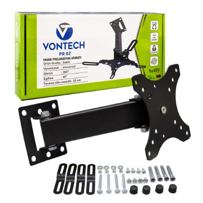 VONTECH PR-02 20 CM 360* TELESKOPİK TAVAN PROJEKSİ resmi