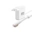 HADRON Laptop Adaptörü 85W 18.5V 4.6A L Tip Beyaz resmi