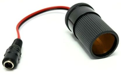 PM DC 5.5X2.5MM DİŞİ - OTO ÇAKMAK SOKETİ ÇEVİRİCİ resmi