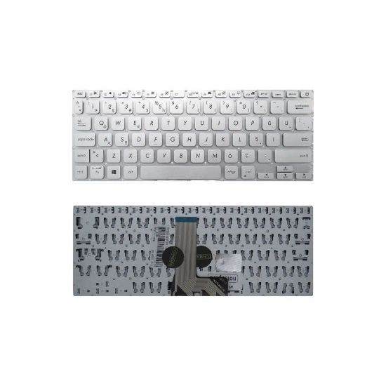 Asus Uyumlu Vivobook 14 X409UJ, NTB KLAVYE SİLVER resmi