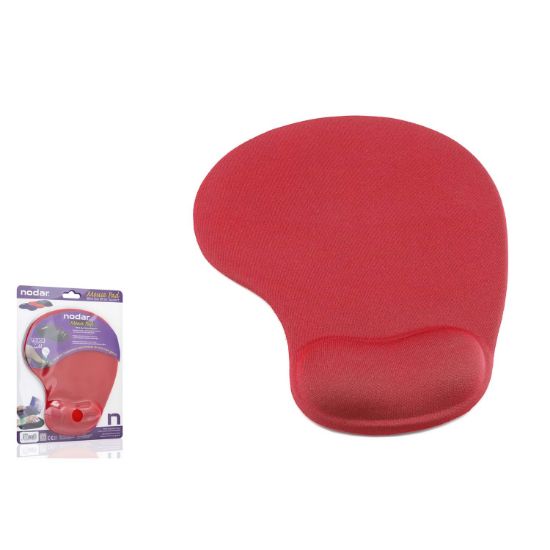 NODAR Jel Bilek Destekli Mouse Pad 190x230 mm Kırm resmi