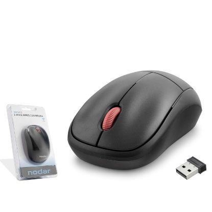 NODAR ND3409 Kablosuz Mouse 2.4 GHz 1200 DPI Siyah resmi